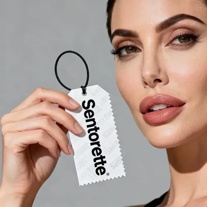 Sentorette personalizované auto osvěžovače vzduchu s sezonními slogany a fundraisingovým QR kódem﻿﻿