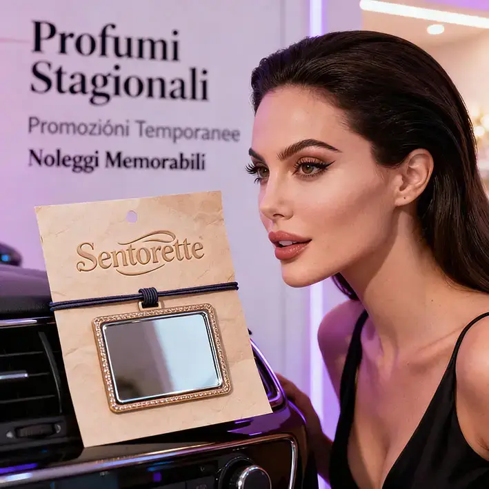 Ambientador de carro personalizado para campanhas temporárias e fragrâncias sazonais – alavanca de marketing para promoções e datas comemorativas no car sharing﻿﻿