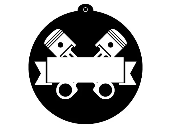 Пример персонализированного автомобильного ароматизатора номер:1324